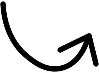 Arrow symbol.Arrow doodle icon .Hand drawing arrow icon .Arrow grunge symbol.Hand-drawn doodle arrow icon.Vector

