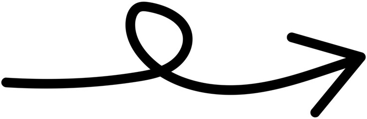 Arrow symbol.Arrow doodle icon .Hand drawing arrow icon .Arrow grunge symbol.Hand-drawn doodle arrow icon.Vector

