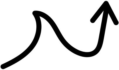 Arrow symbol.Arrow doodle icon .Hand drawing arrow icon .Arrow grunge symbol.Hand-drawn doodle arrow icon.Vector

