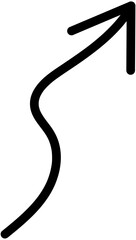 Arrow symbol.Arrow doodle icon .Hand drawing arrow icon .Arrow grunge symbol.Hand-drawn doodle arrow icon.Vector

