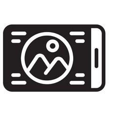 Mobile Phone glyph icon