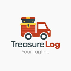 Treasure Logistic Logo Vector Template Design. Good for Business, Startup, Agency, and Organization