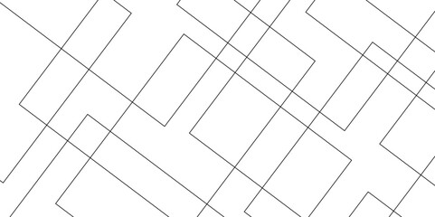 Abstract industrial Design random lines black on white background.Geometric seamless minimalist pattern with straight lines design.luxury black geometric random chaotic lines.squares and triangle line