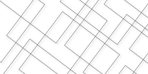 Abstract industrial Design random lines black on white background.Geometric seamless minimalist pattern with straight lines design.luxury black geometric random chaotic lines.squares and triangle line