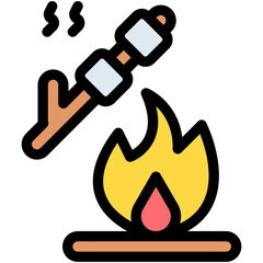 Marshmallow, dessert, candy, sugar, food, sweet Icon