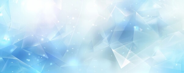 Obraz premium 三角形のライトブルーの背景