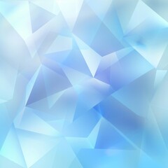 Obraz premium 三角形のライトブルーの背景