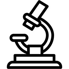 Microscope, Pathology, Education, Healthcare And Medical, Scientific, Electronics Icon