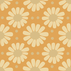Flower vector ilustration seamless patern.Great for textile,fabric,wrapping paper,and any print.