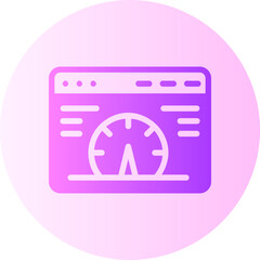 speedometer gradient icon