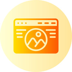 web design gradient icon