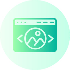 carrousel gradient icon