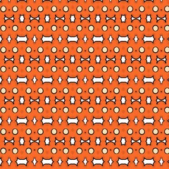 seamless pattern with circles