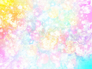 クリスマス系のキラキラ背景