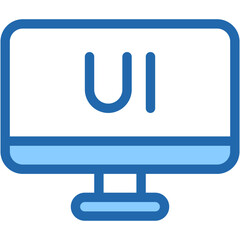 Ui, Seo And Web, Electronics, Web Browser, Internet, Monitor Icon