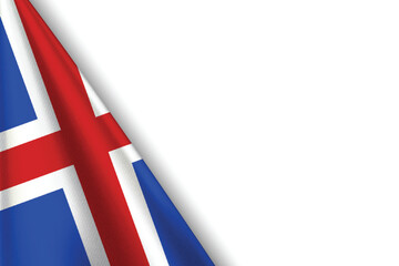ICELAND Flag with Original color
