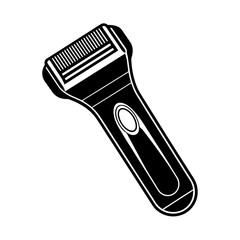 Obraz premium electric-shaver-silhouette