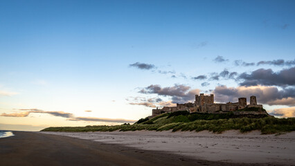 Bamburgh old Castle in Northumberland