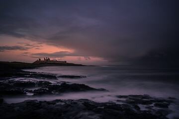 Bamburgh old Castle in Northumberland