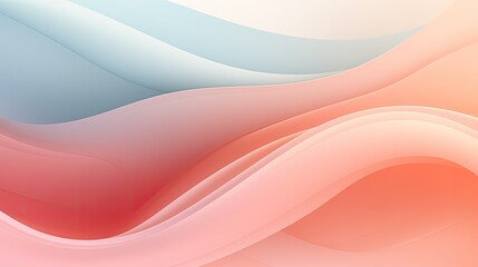 Abstract background with soft pastel waves. Gradient colors