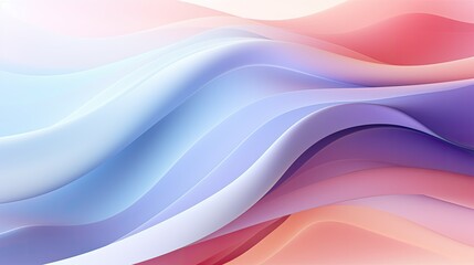 Abstract background with soft pastel waves. Gradient colors