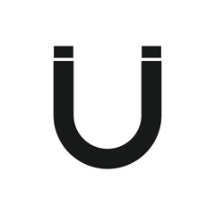 Magnet icon vector for website and app