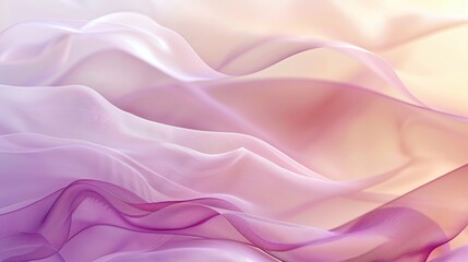 Fototapeta premium Subtle gradient with light lavender and cream tones, creating a soft and gentle background, ample copy space
