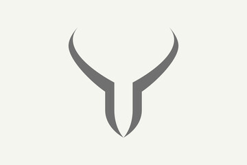 Illustration vector graphic of minimalist antelope head. Good for logo © Sqwrrr
