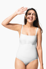 Fototapeta premium Png one piece mockup women's swimwear