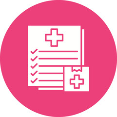 Obraz premium Delivery record Icon