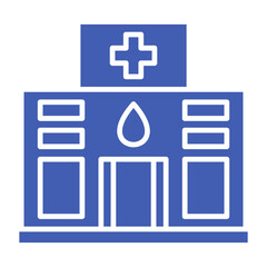 Obraz premium Blood bank Icon