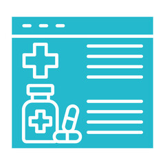 Fototapeta premium Medical website Icon