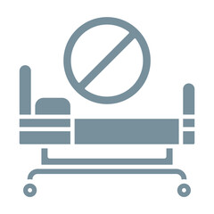 Bed shortage Icon