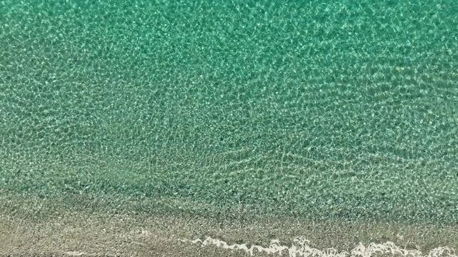 calm and crystal clear sea water 