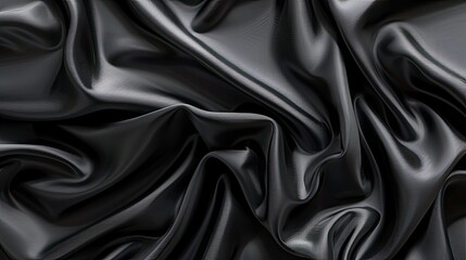 Obraz premium Smooth black texture backdrop, ideal for elegant and sophisticated design projects
