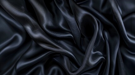 Obraz premium Smooth black texture backdrop, ideal for elegant and sophisticated design projects