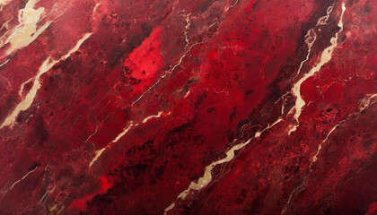 ruby red marble abstract texture, luxury background with copy space
