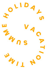 Png aesthetic badges with summer vacation typography for plain t-shirts