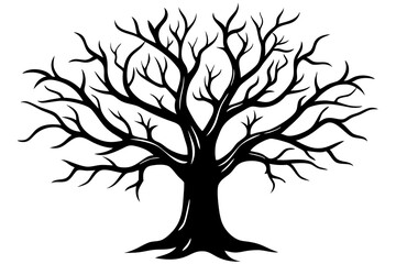 tree silhouette vector