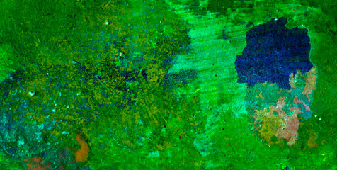 Eclectic and Expressive Painted Dreamscape Infused with an Array of Colors and Abstract Forms