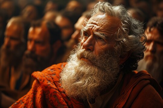 Biblical Scene: Moses Teaching Against Sorcery