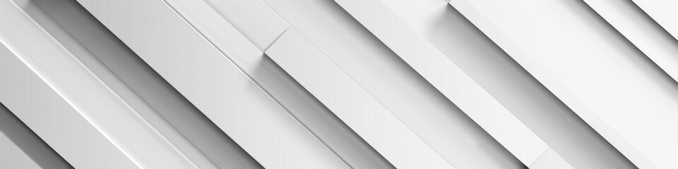 Obraz premium High-Resolution AI-Generated Wallpaper of a Luxurious White Background with Diagonal Gray Shadows, Featuring Elegant Dynamic Abstract Patterns and Stylish Geometric Shapes for a Stunning Modern Busine