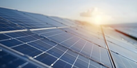 Promoting Self-Sufficiency and Environmental Responsibility A Solar Panel Renewable Energy Project. Concept Renewable Energy, Solar Panels, Environmental Responsibility, Self-Sufficiency