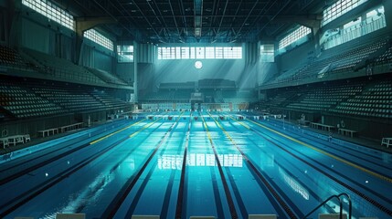 Empty Indoor Swimming Pool