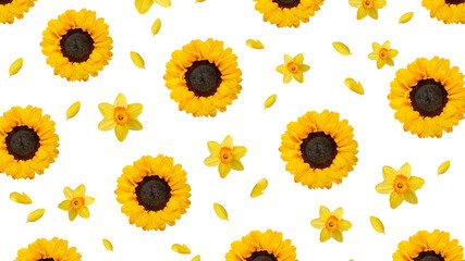 Floral pattern png, botanical, transparent background
