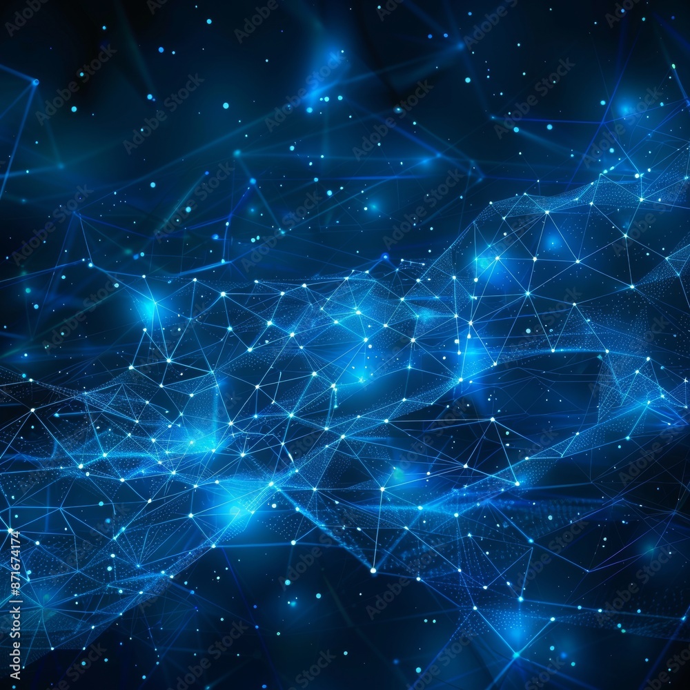 Poster digital texture pattern with abstract polygonal lines for technology concept backgrounds