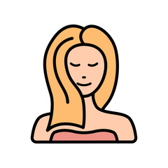 Facial treatment line icon. Skincare, beauty, spa, relaxation, rejuvenation, cleansing, facial mask, therapy, wellness, health, anti-aging, pampering, glow, hydration, facial care, self-care, salon