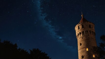 Obraz premium the tower of the castle