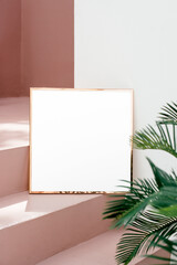 Frame png mockup, home decor, transparent design