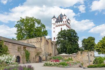 The Kurfuerstliche Burg is a city castle in Eltville am Rhein in the Rheingau-Taunus district of Hesse